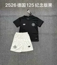 25/26 Germany 125th Anniversary Edition Black Kids 1:1 Quality Soccer Jersey