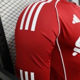 25/26   Liverpool Home Red  Long Sleeve Player 1:1 Quality Soccer Jersey