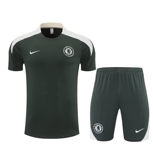 25/26 Chelsea  Army Green 1:1Quality Training Jersey（A-Set）