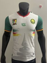 25/26 Cameroon White Player  1:1 Quality Soccer Jersey