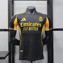 25/26  Real Madrid Special Edition Black Gold Player 1:1 Quality Soccer Jersey