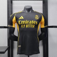 25/26  Real Madrid Special Edition Black Gold Player 1:1 Quality Soccer Jersey