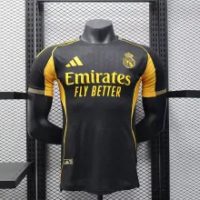 25/26  Real Madrid Special Edition Black Gold Player 1:1 Quality Soccer Jersey
