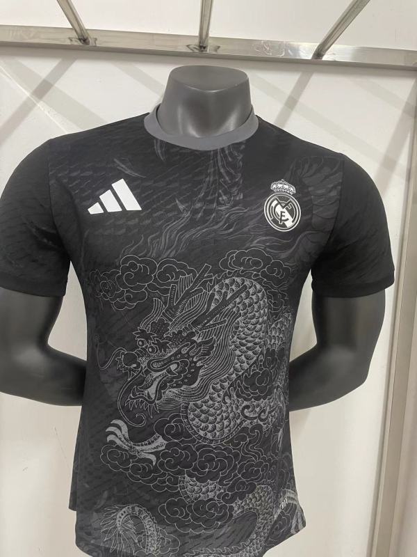 25/26 Real Madrid Special Edition Black Player 1:1 Quality Soccer Jersey