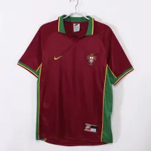 1998 Portugal Home  Fans 1:1 Quality Retro Soccer Jersey