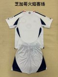 25/26 Chicago Fire FC Away Kids 1:1 Quality Soccer Jersey