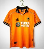 1999/2000 Valencia Away Fans Retro 1:1 Quality  Soccer Jersey