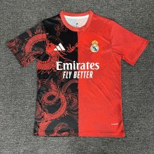 25/26 Real  Madrid Special Edition Red/Black Fans 1:1 Quality Soccer Jersey