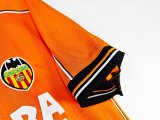 1999/2000 Valencia Away Fans Retro 1:1 Quality  Soccer Jersey