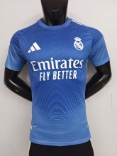 25/26  Real Madrid Goalkeeper Blue Player 1:1 Quality Soccer Jersey