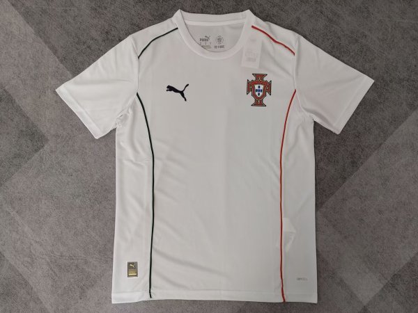 25/26 Portugal Training Clothes  White Fans 1:1 Quality Soccer Jersey