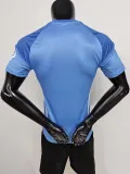 25/26  Real Madrid Goalkeeper Blue Player 1:1 Quality Soccer Jersey
