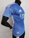 25/26  Real Madrid Goalkeeper Blue Player 1:1 Quality Soccer Jersey
