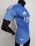 25/26  Real Madrid Goalkeeper Blue Player 1:1 Quality Soccer Jersey