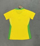 25/26 Brazil Home Woman's  Fans 1:1 Quality Soccer Jersey