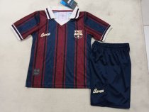25/26 Barcelona  Polo 125 Year Special Edition Kids Kits 1:1 Quality Soccer Jersey