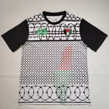 24/25  Palestine Retro  Special Edition  White Fans 1:1 Quality Soccer Jersey