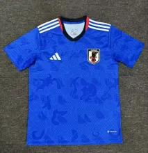 25/26 Japan Training Clothes Blue Fans 1:1 Quality Soccer Jersey