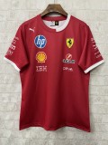 F1 racing suit T-shirt 2025 Ferrari  shirt 1:1 Quality F1 Jerseys