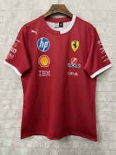F1 racing suit T-shirt 2025 Ferrari  shirt 1:1 Quality F1 Jerseys