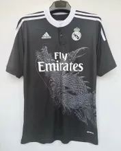 2014-2015 Retro Real Madrid Away Black 1:1 Quality Soccer Jersey