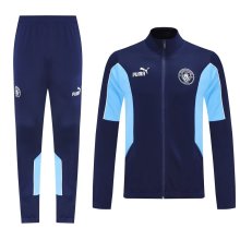 25/26  Manchester City Sapphire Blue Jacket Tracksuit 1:1 Quality