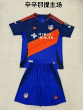 25/26 FC Cincinnati Home Kids 1:1 Quality Soccer Jersey