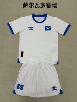 25/26 El Salvador Away 1:1 Kids Soccer Jersey