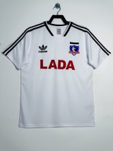 1991 Colo-Colo Home Fans Retro  1:1 Quality Soccer Jersey
