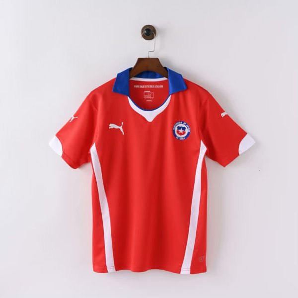 2014 Chile Home Red Fans Retro 1:1 Quality Soccer Jersey