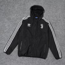 25/26 Juventus Black Windbreaker