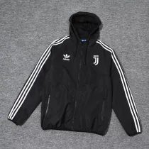 25/26 Juventus Black Windbreaker
