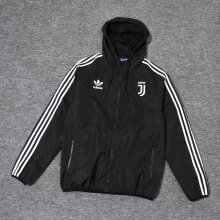 25/26 Juventus Black Windbreaker