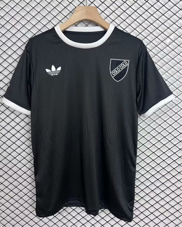 25/26 Colo Colo 100th Anniversary Edition Black Fans 1:1 Quality Traning Jersey