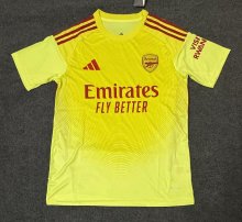 25/26 Arsenal  Goalkeeper Yellow Fans  1:1 Quality Soccer Jersey