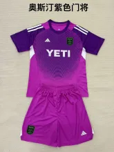 25/26 Austin FC Goalkeeper Purple Kids 1:1 Quality Soccer Jersey