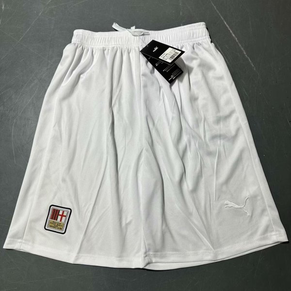 25/26  AC Milan 125th Anniversary White 1:1 Quality Shorts