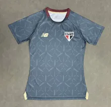 25/26 Sao Paulo Training Grey Women Fans 1:1 Quality Soccer Jersey