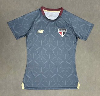 25/26 Sao Paulo Training Grey Women Fans 1:1 Quality Soccer Jersey