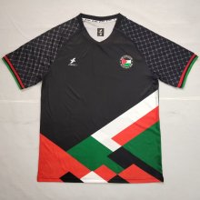 25/26  Palestine Black Flower Fans 1:1 Quality Soccer Jersey