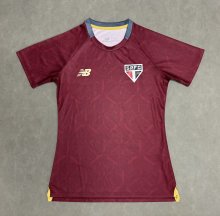 25/26 Sao Paulo Training Red Women Fans 1:1 Quality Soccer Jersey