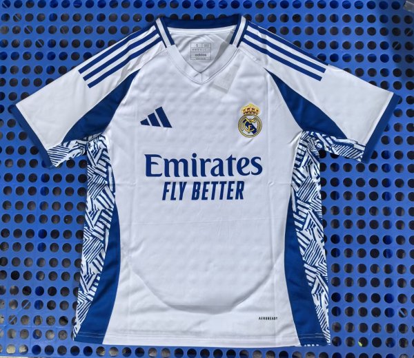 25/26 Real Madrid Special Edition Blue And White Fans 1:1 Quality Soccer Jersey