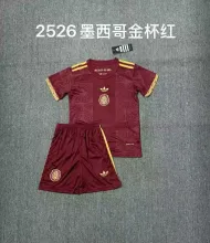 25/26 Mexico Special Edition Red Kids 1:1 Quality Soccer Jersey