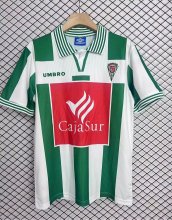 1998/1999  Cordoba CF Home Fans Retro 1:1 Quality Soccer Jersey