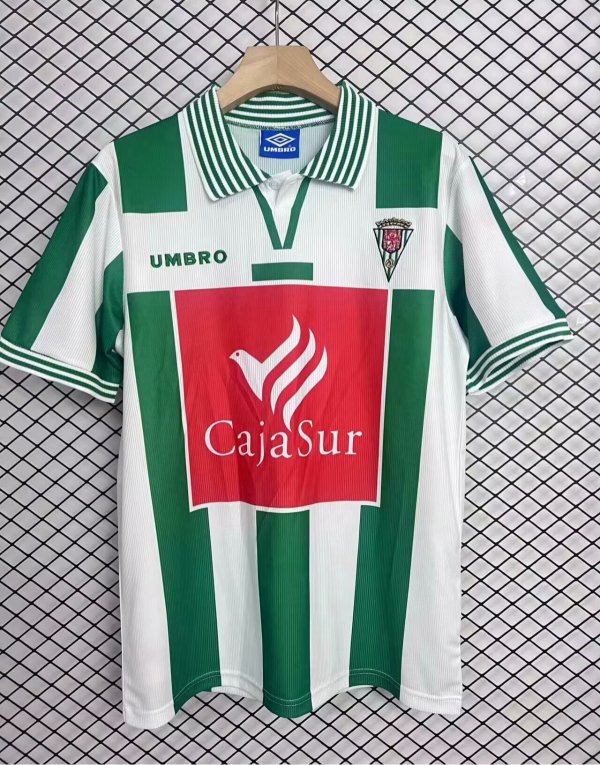 1998/1999  Cordoba CF Home Fans Retro 1:1 Quality Soccer Jersey