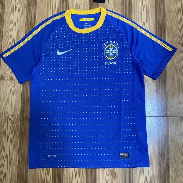 2010 Brazil Away Fans Retro 1:1 Quality Soccer Jersey