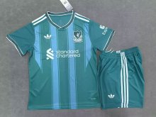 25/26  Liverpool Green  Adult Kits 1:1  Quality  Soccer Jersey（成人套装）