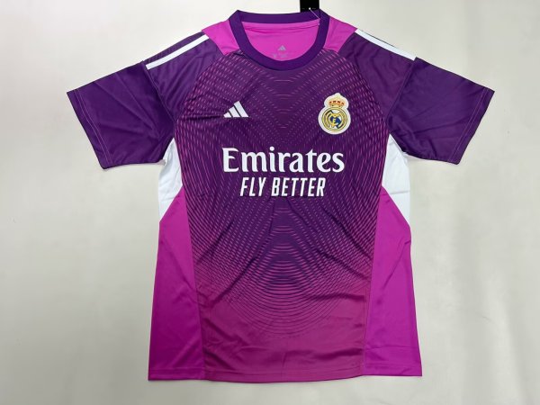 25/26 Real Madrid Goalkeeper Purple Fans 1:1 Quality Soccer Jersey