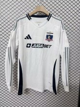 25/26 Colo Colo Home Fans Long Sleeve 1:1 Quality Soccer Jersey