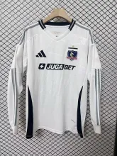 25/26 Colo Colo Home Fans Long Sleeve 1:1 Quality Soccer Jersey